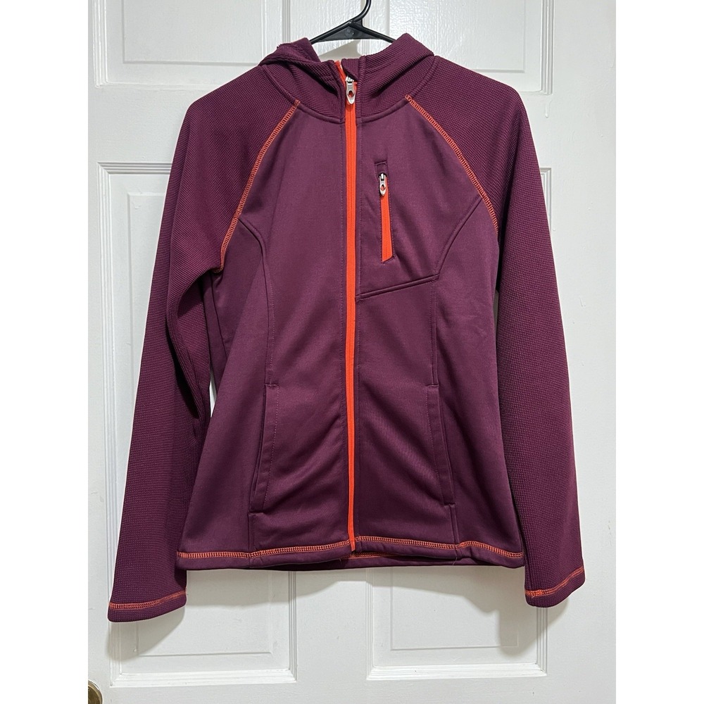 Women's Purple Medium Spyder Zip Up Jacket